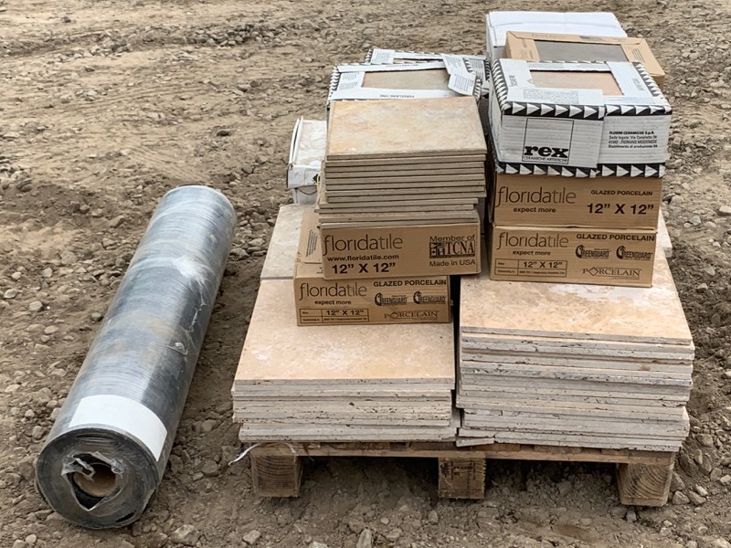 lot 11 image: (2) Pallet Lot Of Unused Floor Tile