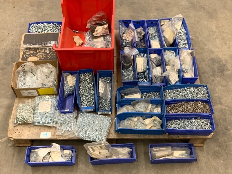 lot 49 image: Pallet Lot Of Assorted Hardware