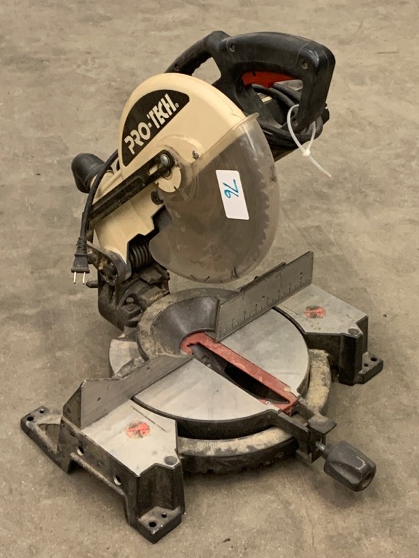 lot 76 image: Pro-Tech Miter Saw