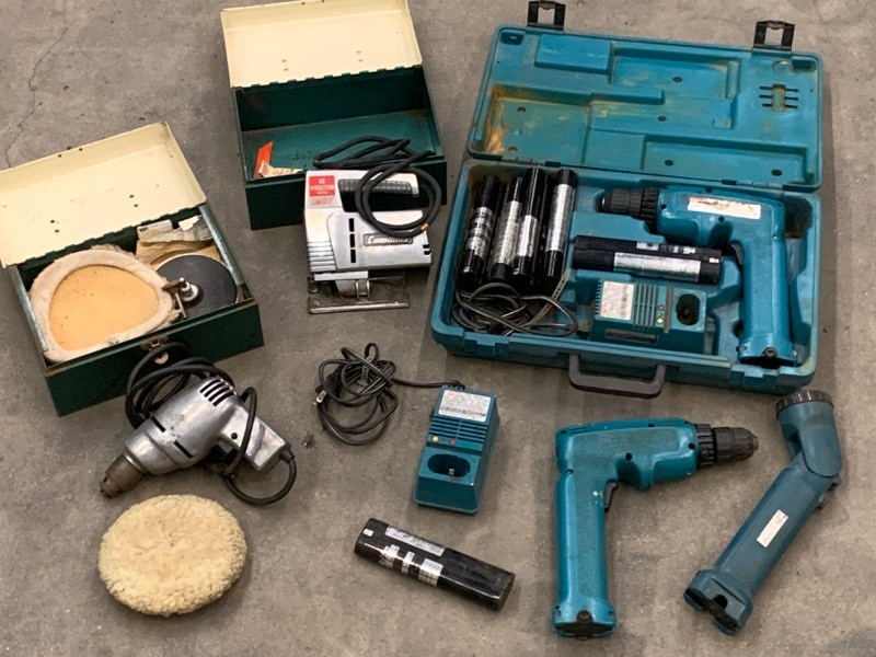 lot 88 image: Lot Of Power Tools & Makita Cordless Tools