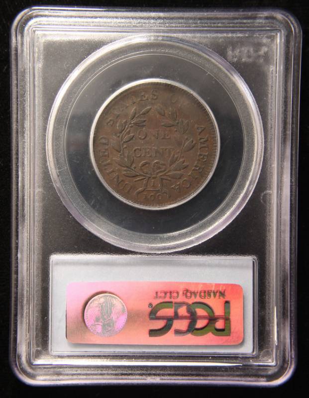 lot 08 image: 1802 US LARGE CENT XF45 PCGS RARE COIN