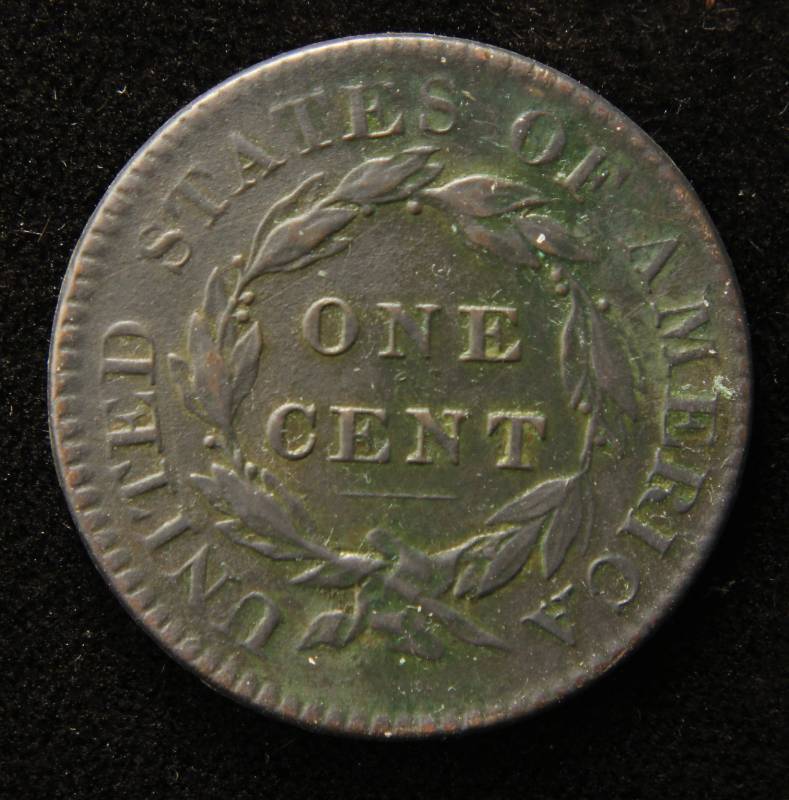 lot 12 image: 1820 US MATRON HEAD LARGE CENT VF