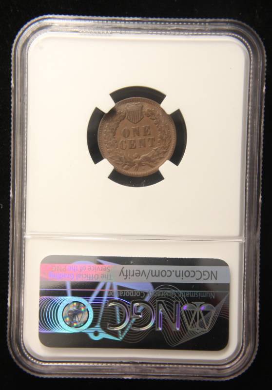 lot 20 image: 1909-S INDIAN HEAD CENT VF30 NGC