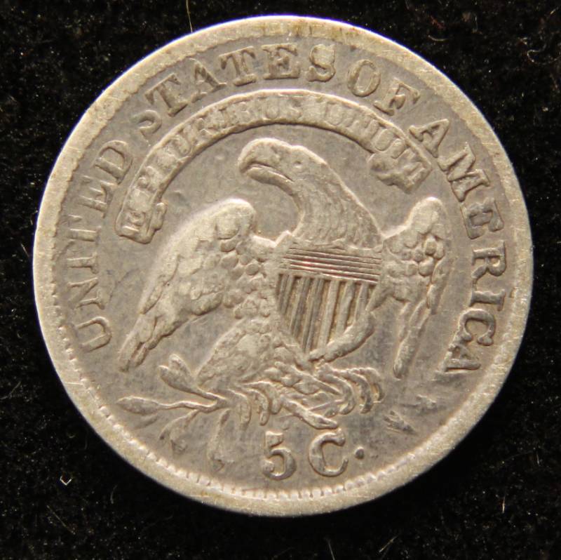 lot 26 image: 1834 CAPPED BUST HALF DIME