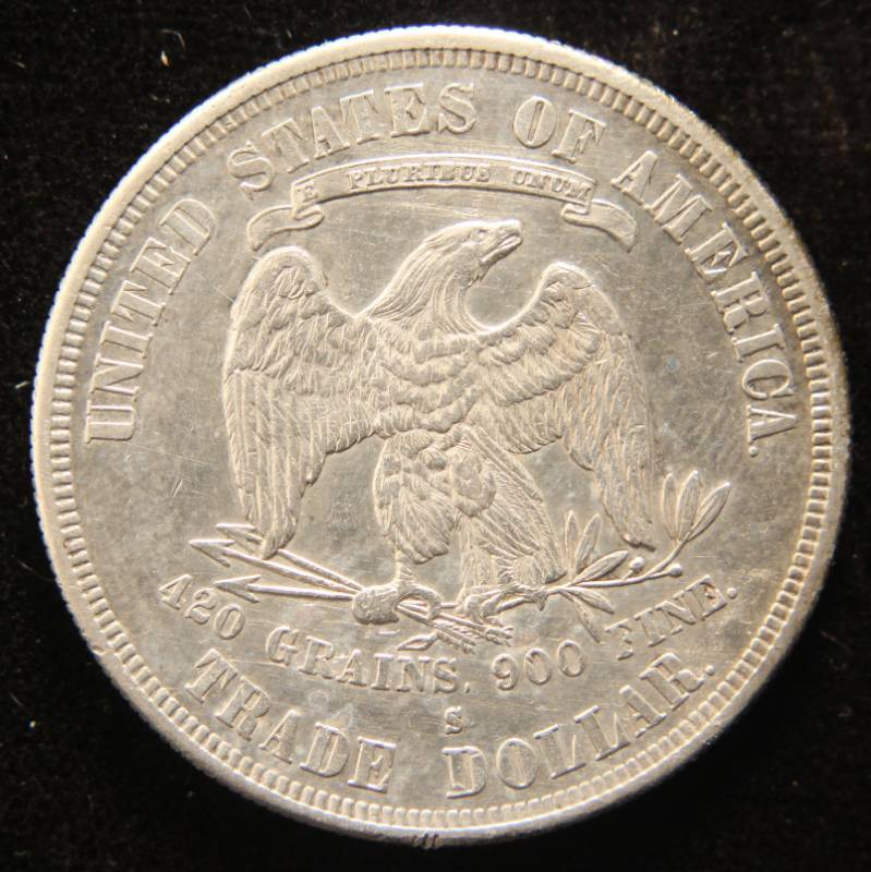 lot 60 image: 1878-S US TRADE DOLLAR UNC