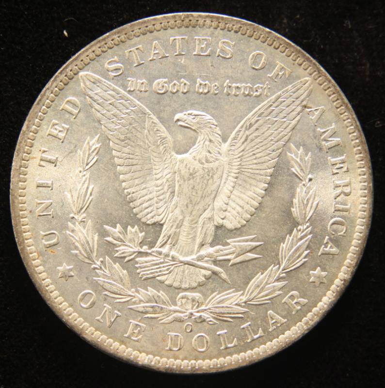 lot 61 image: 1885-O MORGAN SILVER DOLLAR BU-UNC