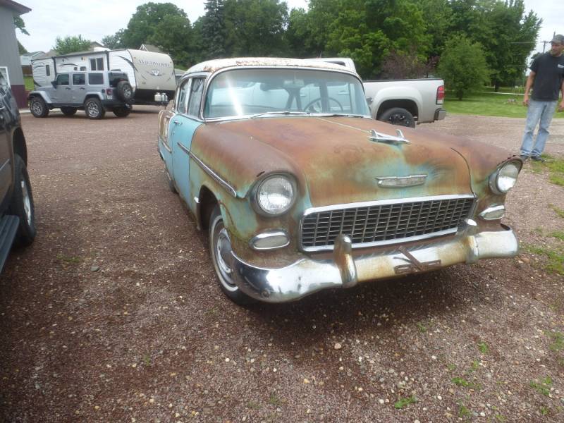 lot 7 image: 1955 Chevy Belair Deluxe