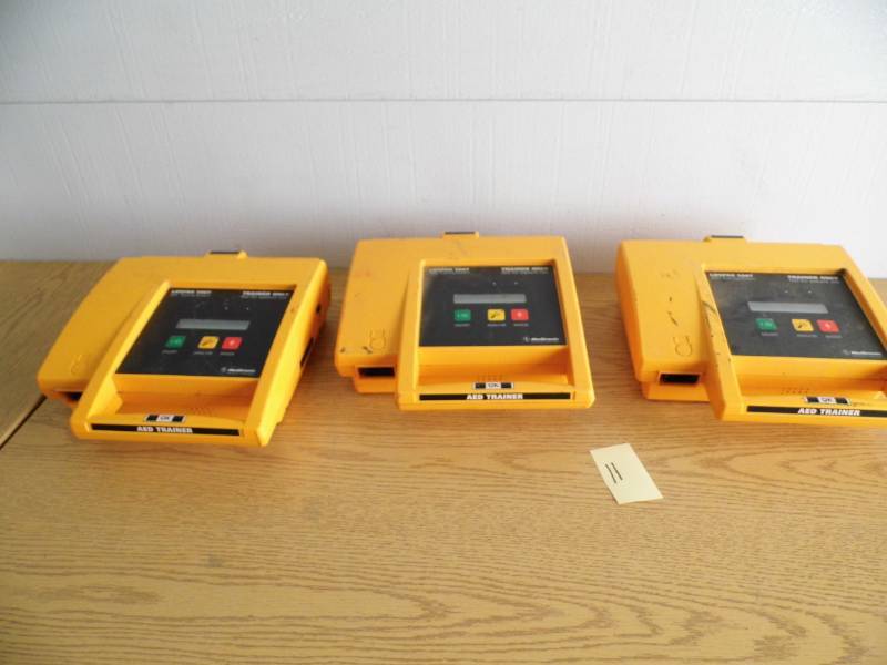 Lot of 3 Training AEDs