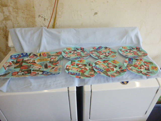 lot 76 image: Coca-Cola Plates and Platter
