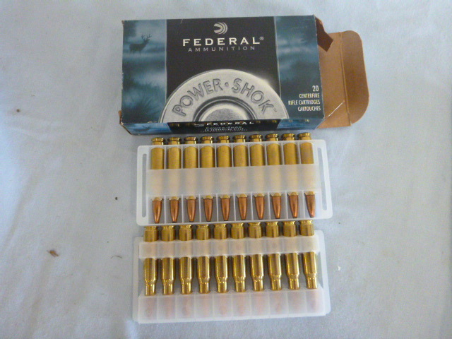lot 99 image: Federal Ammunition Centerfire Rifle Cartridges