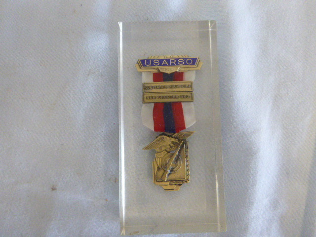lot 105 image: USARSO New Shooter 3rd Medal