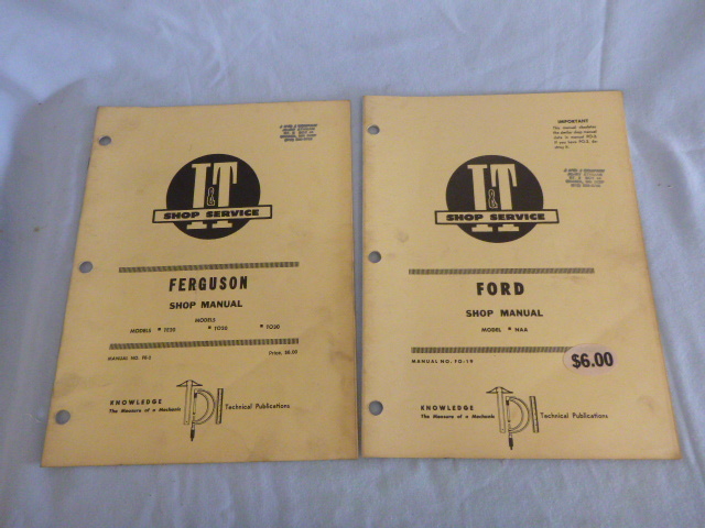 lot 119 image: 2 I&T Shop Service Shop Manuals