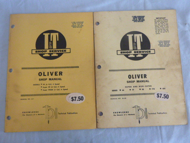 lot 129 image: 2 I&T Shop Service Shop Manuals