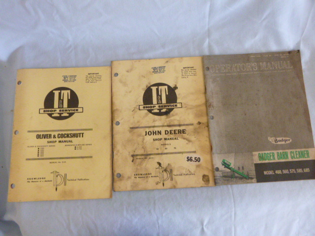 lot 131 image: 2 I&T Shop Service and Badger Shop Manuals