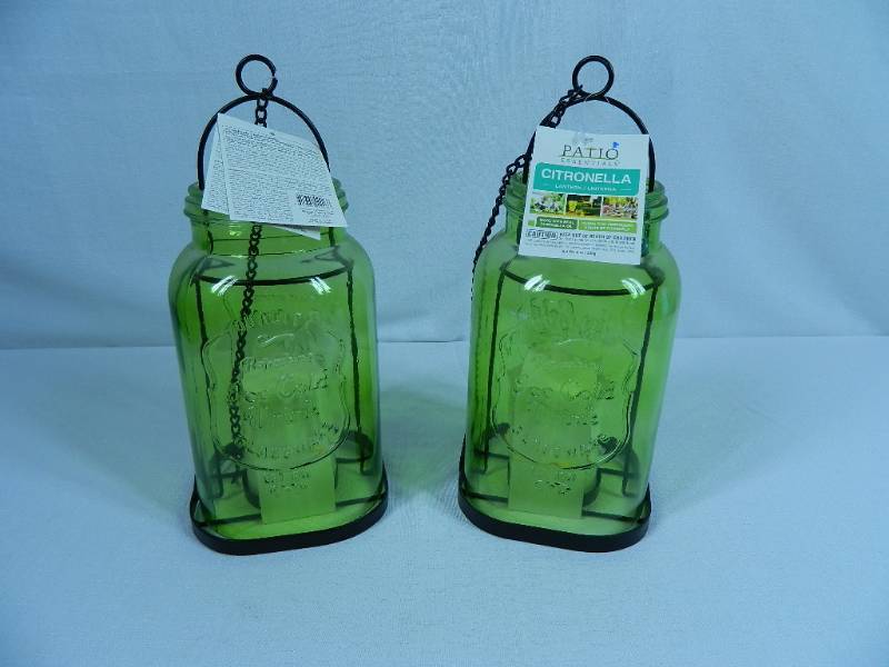 lot 17 image: 2 New Large Citronella Lanterns