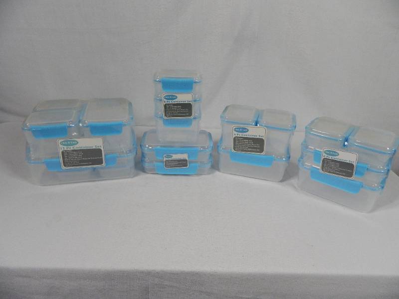 lot 39 image: New Matching Storage Containers with Locking Lids