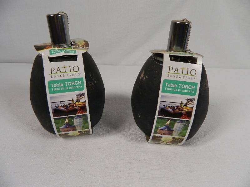 lot 47 image: 2 New Heavy Table Torches