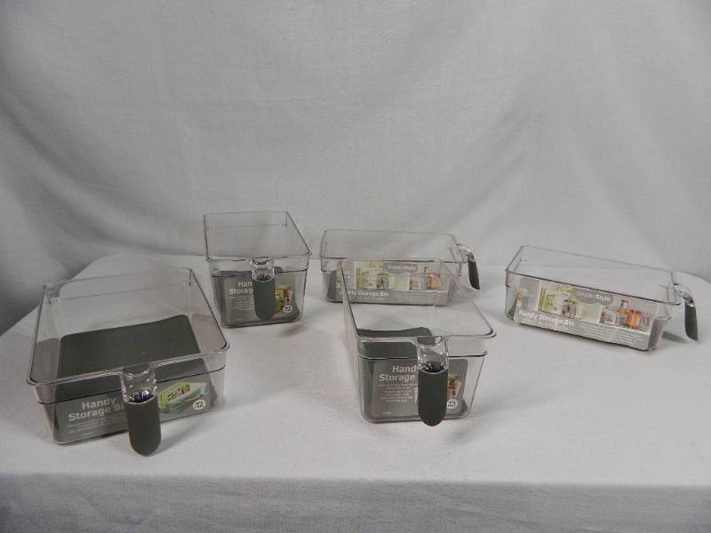 lot 49 image: 5 New Handy Storage Bins