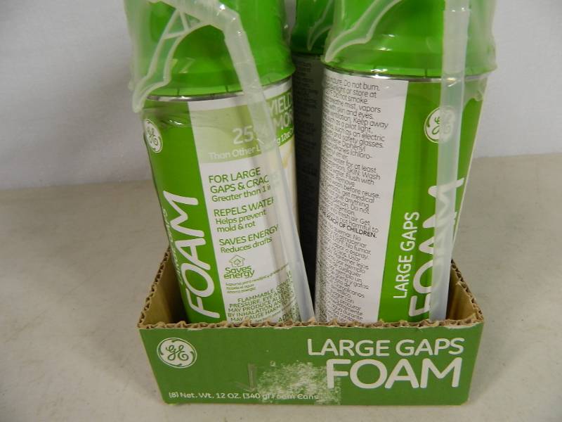 lot 61 image: 8 Cans of Expanding Foam Gap Filler