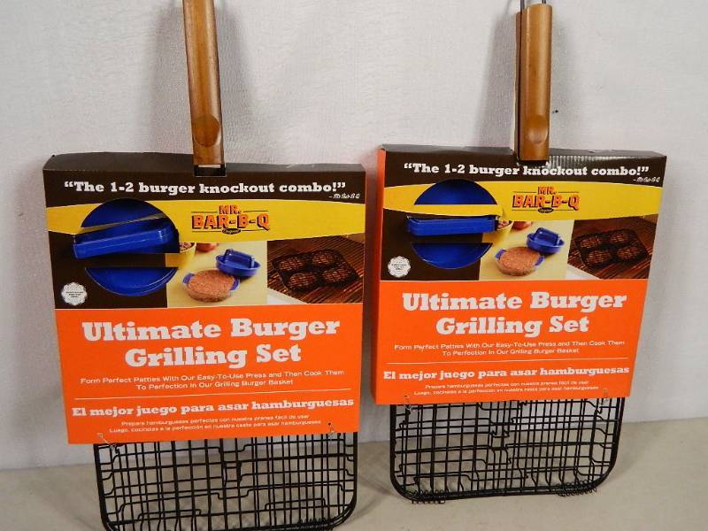 lot 84 image: 2 New Ultimate Burger Grilling Sets