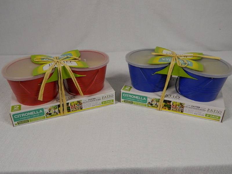 lot 102 image: 2 New 2 Packs of Citronella Candles