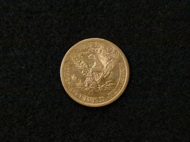 lot 2 image: 1905 S Five Dollars Liberty Head Go...