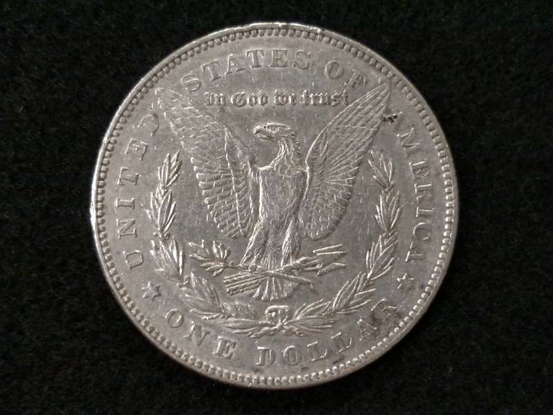lot 7 image: 1878 7 TF Rev 78 Morgan Silver Doll...