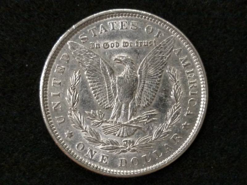 lot 27 image: 1890 Morgan Silver Dollar...