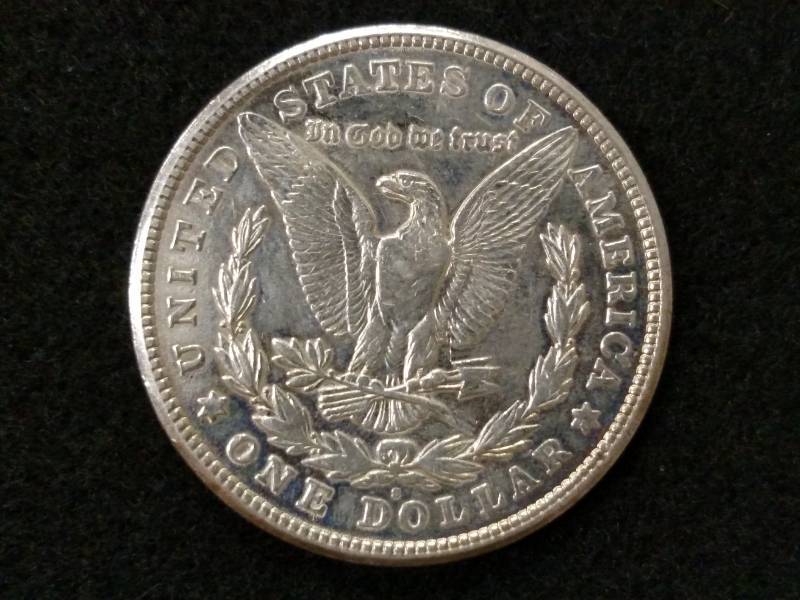 lot 49 image: 1921 S Morgan Silver Dollar...