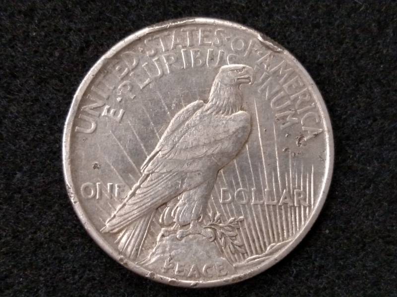 lot 51 image: 1921 Peace Silver Dollar...