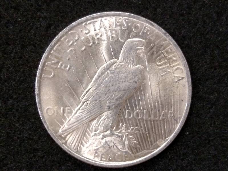 lot 54 image: 1922 Peace Silver Dollar...