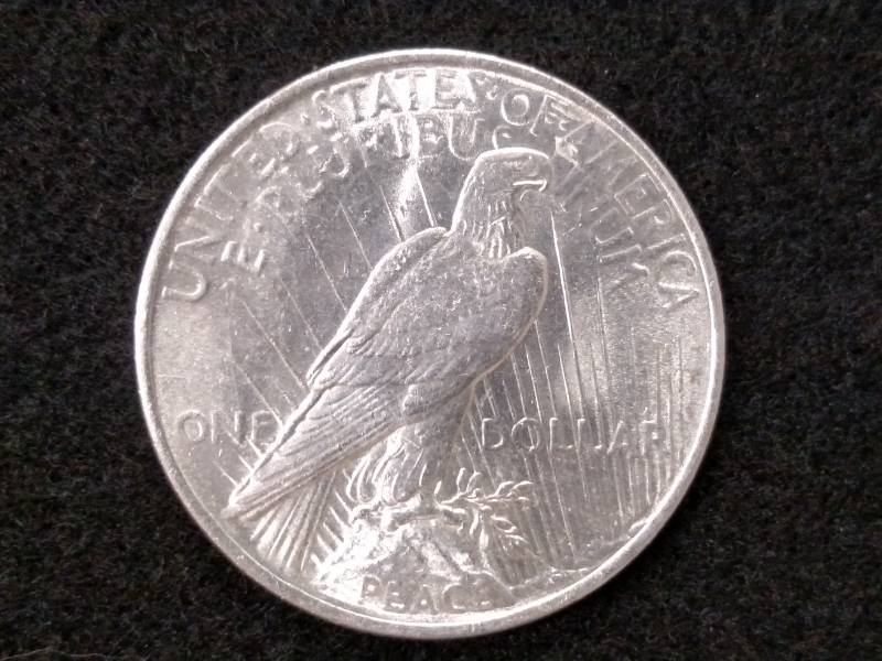 lot 63 image: 1923 Peace Silver Dollar...
