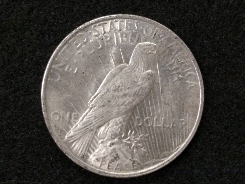 lot 65 image: 1923 Peace Silver Dollar...