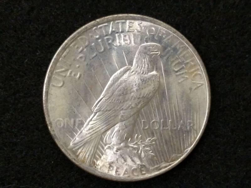 lot 66 image: 1923 Peace Silver Dollar...