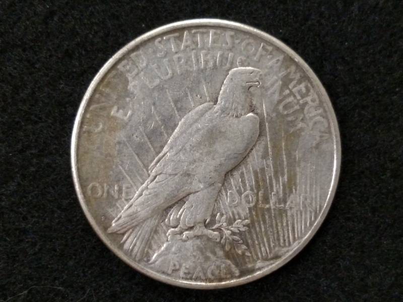 lot 69 image: 1923 S Peace Silver Dollar...