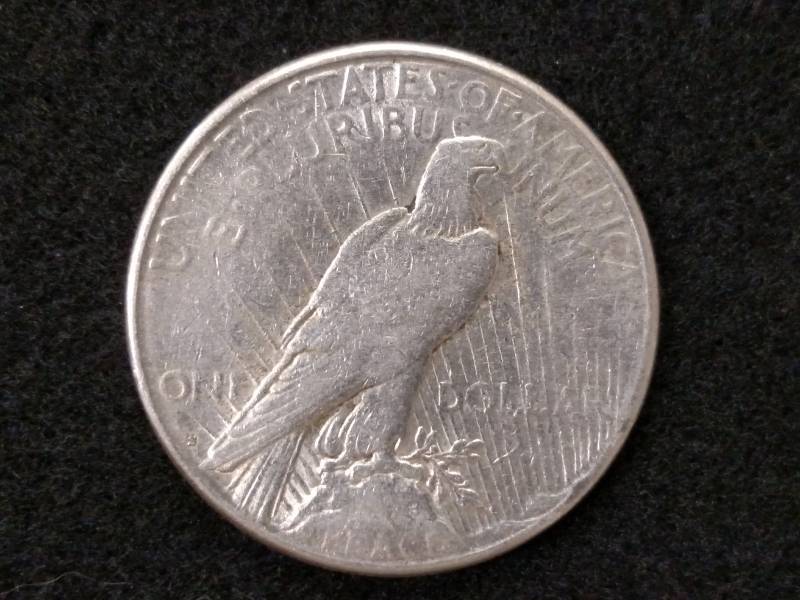 lot 72 image: 1923 S Peace Silver Dollar...