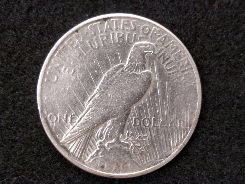 lot 73 image: 1923 S Peace Silver Dollar...