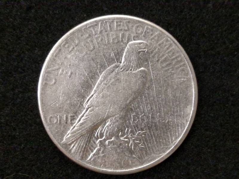 lot 76 image: 1926 Peace Silver Dollar...