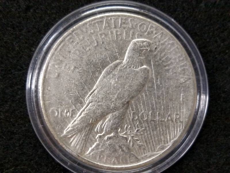 lot 80 image: 1927 S Peace Silver Dollar...