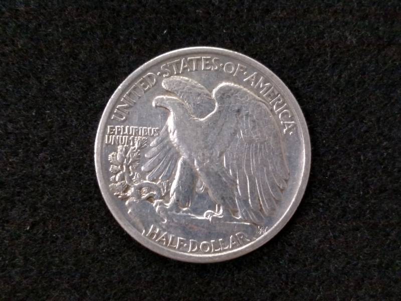 lot 87 image: 1934 Walking Liberty Silver Half D...