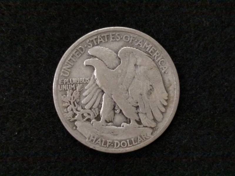 lot 94 image: 1936 S Walking Liberty Silver Half...