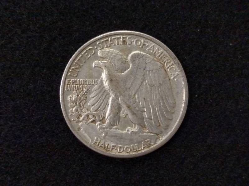 lot 103 image: 1941 D Walking Liberty Silver Half...