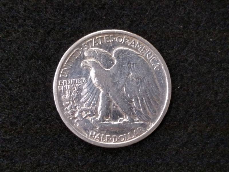 lot 112 image: 1946 S Walking Liberty Silver Half...