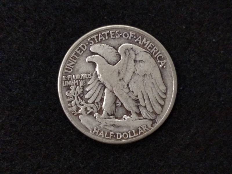 lot 113 image: 1947 Walking Liberty Silver Half D...