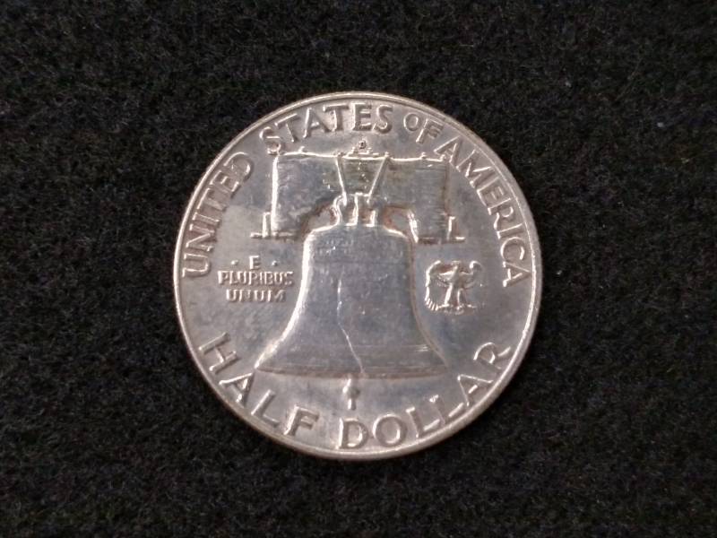 lot 117 image: 1950 D Franklin Silver Half Dollar...