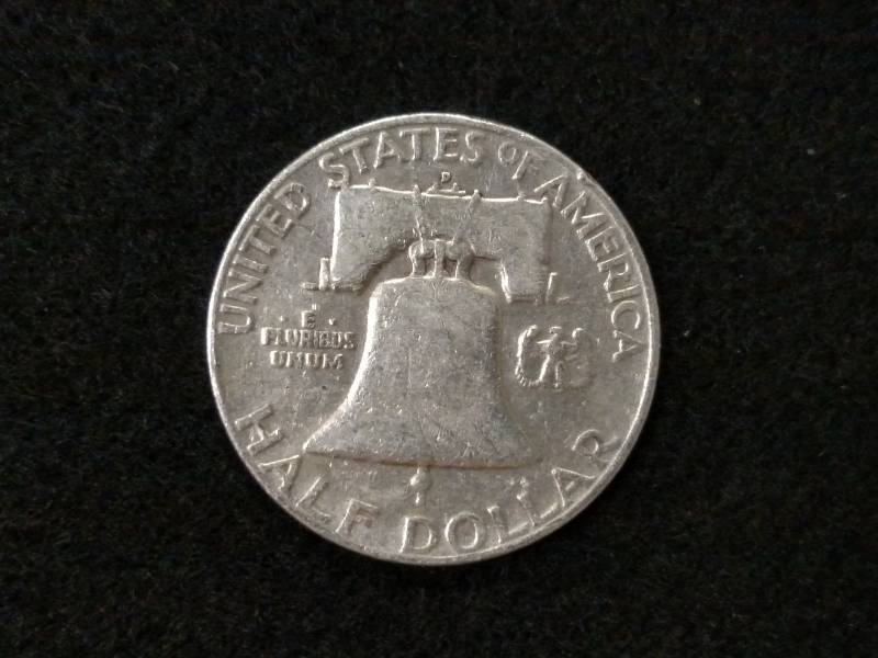 lot 120 image: 1952 D Franklin Silver Half Dollar...