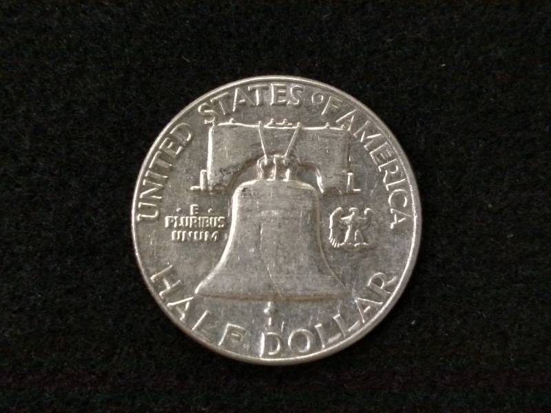 lot 130 image: 1962 Franklin Silver Half Dollar...