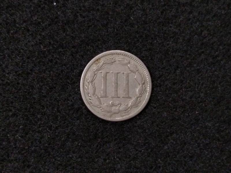 lot 150 image: 1872 Three Cent Nickel...