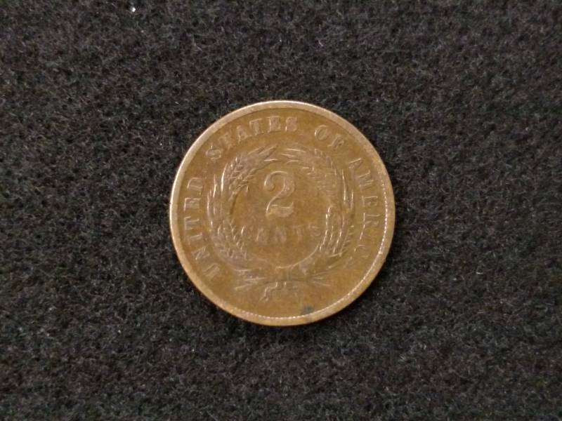 lot 151 image: 1867 Two Cent Piece...