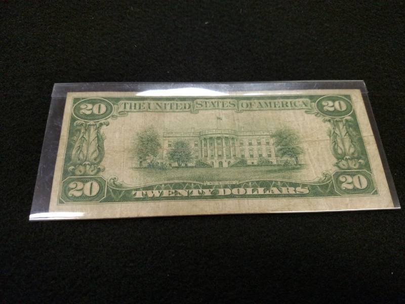 lot 170 image: 1928 Twenty Dollars Gold Certificat...